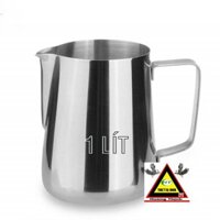 Ca inox 1 lít - inox 304  - Ca rót sữa pha chế