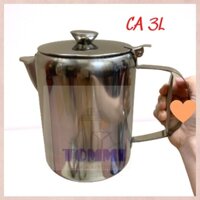 Ca Inox Có Nắp 3L 2L 1L5 Ca Đựng Nước- Dựng Cụ Pha Chế