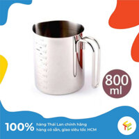 Ca Inox Có Vạch Đo Nước 800ml Zebra - Ca Đong Thể Tích Inox 304  Có Vạch Chia Nhập Khẩu Thái Lan