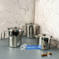 Ca Inox trà đá , đánh sữa có nắp , nắp miệng ca đủ size