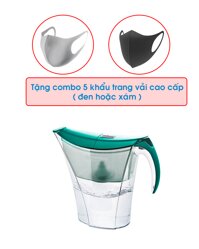 Ca Lọc Nước Barrier Smart Xanh Lá - Tặng Combo 5 Khẩu Trang Vải