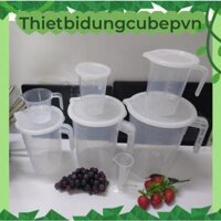 Ca, LY ĐONG NHỰA CHIA VẠCH NHẬP KHẨU - Nhựa trong,5000ml