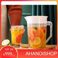 Ca Ly đong nhựa pha chế định lượng 5000ml Có Nắp, Ca Đong 5L đong chia vạch rõ ràng đẹp dày dặn (NH)