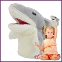 Cá Mập Thú Nhồi Bông Tay Con Rối Tay Đồ Chơi Con Rối Thú Nhồi Bông Tay Con Rối Động Vật Găng Tay Đồ Chơi Cho Giường Đi văng haruavn