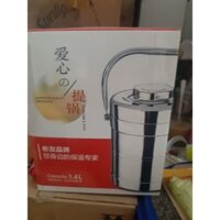 cà men 1,4 LÍT cơm cháo giữ nhiệt inox xịn