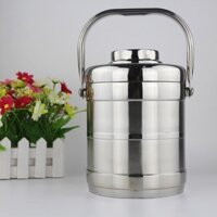 Cà Men/ Cặp Lồng Đựng Cơm 3 Ngăn Inox 304 Cao Cấp dung tích 1400ML