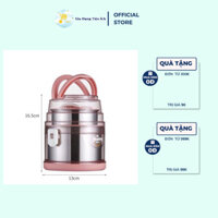 Cà Mên, Cặp Lồng Đựng Thực Phẩm, Hộp Đựng Cơm Lõi Inox 1.5L An Toàn, Tiện Lợi, Chống Tràn Mta-Mart2