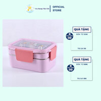 Cà Mên Giữ Nhiệt 2 Tầng Lunch Box 1200Ml, Hộp Đựng Cơm An Toàn, Tiện Lợi, Dễ Vệ Sinh Mta-Mart2