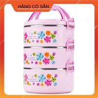 Cà Men Inox Bọc Nhựa 3 Ngăn PB601/3S Thái Lan