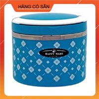 Cà Men Inox Bọc Nhựa - Hộp đựng cơm inox 1 Ngăn Happy Ware PB643/1 Thái Lan