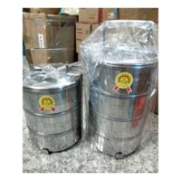 Cà mên Inox cao cấp 3 ngăn và 4 ngăn, size lớn 14cm.