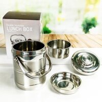 Cà Mên Inox Giữ Nhiệt 3 Tầng Tiện Lợi