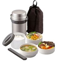 CÀ MEN ZOJIRUSHI SL-JAF14 (xám, bạc,đỏ, vàng)