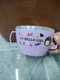 Ca mì Hello girl 2 quai không muỗng Tmark (Kiện 60 cái)