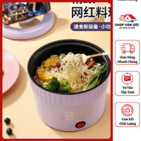 Ca nấu mì mini đa năng - Nồi nấu mì dành cho 1 người 1.8 lit tiện lợi cho học sinh sinh viên (màu ngẫu nhiên)