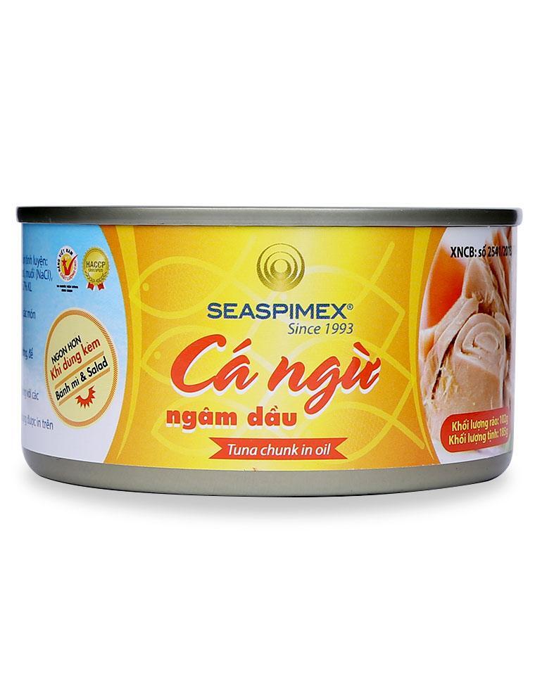 Cá ngừ ngâm dầu Seaspimex 185g