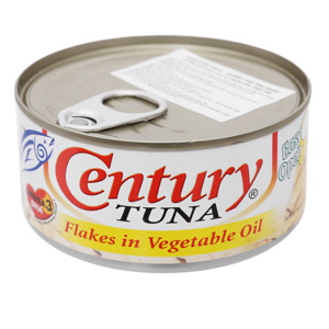 Cá ngừ ngâm dầu thực vật Century hộp 170g
