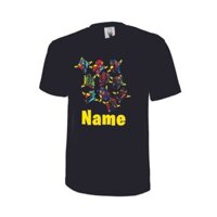 Cá nhân hóa tên của bạn Số ngày Siêu anh hùng Áo thun Toán học Biểu tượng Áo đi học