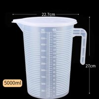 Ca Nhựa Chia Vạch Kèm Nắp Ca Đong Nhựa Có Vạch Có Nắp 5000ml