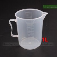 Ca nhựa chia vạch quai liền 1000ml