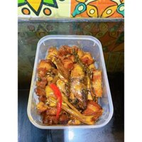 Cá Nục Kho Mật Mía hộp 600gram ( cá nhà tự kho )