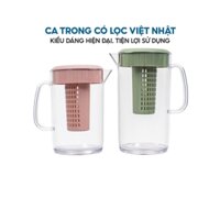 Ca nước ca nhựa trong ca kính có lọc 1500ml 1800ml CKVN Nhựa Việt Nhật Shop