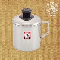 Ca nước Inox có nắp 08cm Zebra Thái Lan - 110108 || Stainless Steel Mug with lid 8cm - 110108