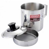 Ca nước Inox Có nắp - Vỉ Lược Zebra 151101 (dung tích 1L), Thái Lan