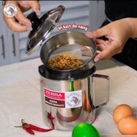 Ca Nước Inox Zebra Có Vĩ Lược  Nắp Đậy 1L (12cm) - 151101