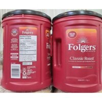 Cà phê 100% nguyên chất, được rang kiểu cổ điển FOLGERS 1.21KG