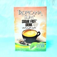 Cà phê ăn kiêng không đường chiết xuất từ lá cỏ ngọt Tropicana Slim Latte 140g