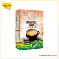 Cà Phê Ăn Kiêng Tropicana Slim Với Chiết Xuất Cỏ Ngọt Vị Latte 140gr