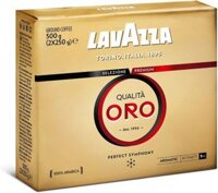 Cà Phê Bột Đã Rang Xay Lavazza Coffee Qualita Oro 5/10 Gói 500g