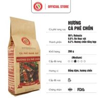 Cà phê bột pha phin Hương cà phê chồn Copen Coffee Gói 200G - cà phê rang xay gu truyền thống đắng đậm, thơm nồng