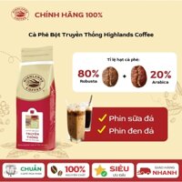Cà Phê Bột Truyền Thống Highlands Coffee 1kg 80% Robusta – 20% Arabica