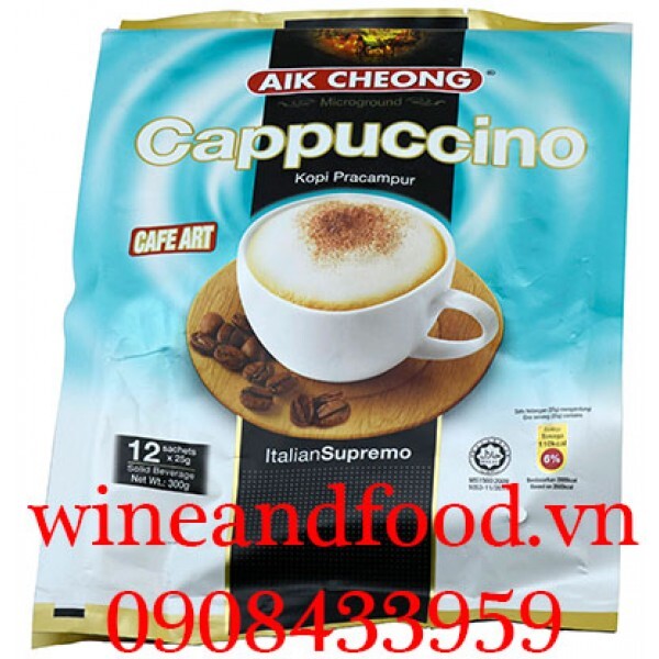 Cà phê Cappuccino Aik Cheong 300g