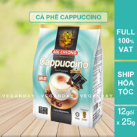 Cà Phê Cappuccino Aik Cheong Malaysia 300g (12 Gói x 25g) - Cappuccino with Choco Granule