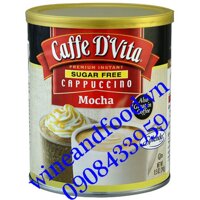Cà phê Cappuccino Mocha Caffe D'vita không đường 241g
