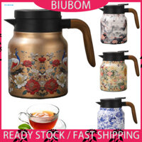 Cà phê chân không cách nhiệt Carafes Nồi cà phê nóng Mini Ấm trà cách nhiệt hoa cổ điển 1000ml Nồi cà phê nóng có máy pha để sử dụng tại nhà và văn phòng Cà phê nhiệt cho trà