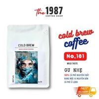Cà phê cold brew ủ lạnh túi lọc No.101 - Cafe Arabica gu vị nhẹ nhàng - Cà phê nguyên chất rang xay mộc - Coffee 1987