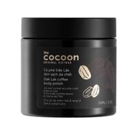 cà phê đắk lắk cocon làm sạch da chết toàn thân 200ml