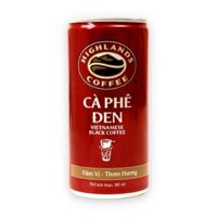 Cà phê đen Highlands Coffee 185ml (1 lon)