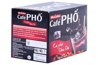 Cà phê đen hòa tan Phố hộp 160g (10 gói)