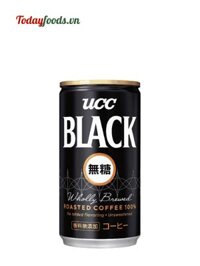 Cà Phê Đen Không Đường UCC 185G - Thùng 30 Lon