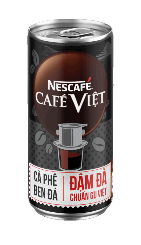 Cà phê đen Nescafe Cafe Việt lon 170ml