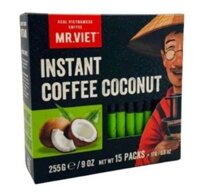 Cà Phê dừa hòa tan Coconut Instant Mr Viet Coffee Coconut ( 15 x 17g )
