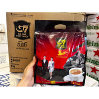 Cà Phê G7 Bịch 50 Gói  -Trung Nguyên Legend - Cà phê sữa hòa tan G7 3in1 - Bịch 50 sachets x 16gr (gói vuông)