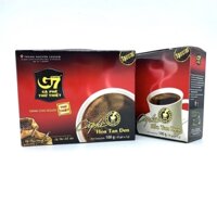 Cà Phê G7 Đen Không Đường Hộp 50 Gói Cafe Hoà Tan Trung Nguyên