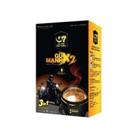 Cà phê G7 – Gu mạnh X2 ( 3in1) Trung Nguyên Hộp 12 gói x 25gr