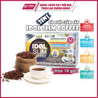 Cà phê giảm cân/cafe giúp giảm cân 3 in 1 Idol Slim Coffee Thái Lan hộp 10 gói 2T House Shop Hàng Thái Lan Nội Địa